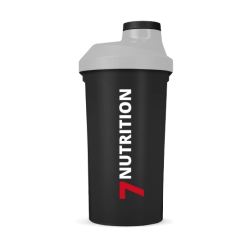 7Nutrition Shaker 700ml - black Red 2