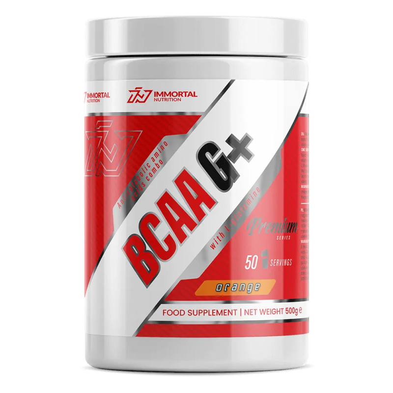 BCAA + GLUTAMINE 500 Gr (Naranja)